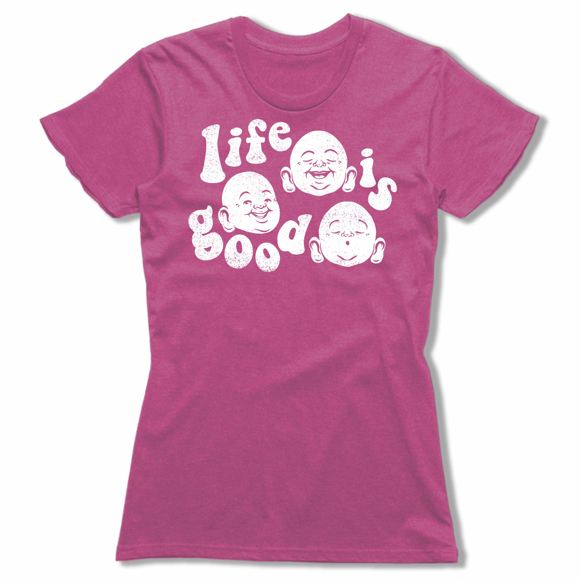 Life-Is-Good-Bitty-Buda-Women-T-Shirt-Berry